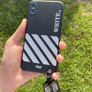 iPhone XS Max clear case & “off white” case